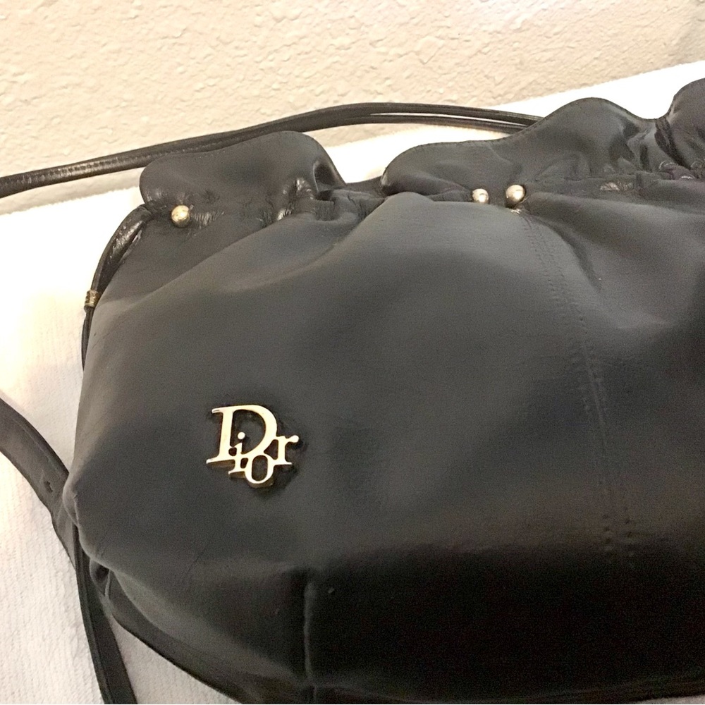 Christian Dior Leather Crossbody Bag/ Gold Chain - Picture 12 of 16